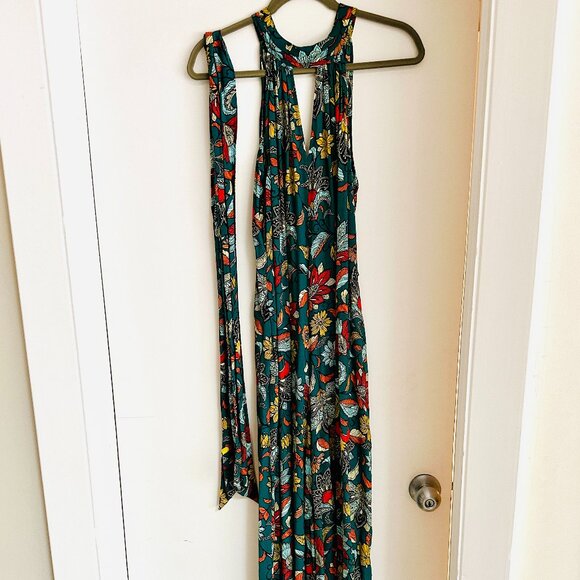 ANTHROPOLOGIE Geneva Halter Wide-Leg Jumpsuit, MEDIUM - Picture 10 of 10